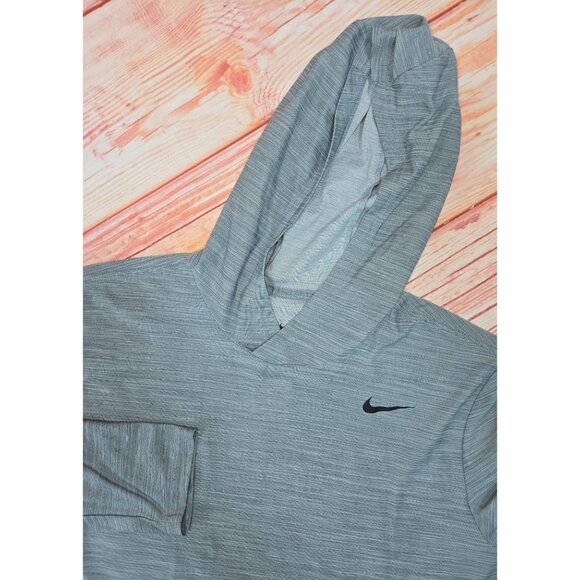 Nike Dri-Fit Mens Gray Lightweight Hoodie Large NWOT - Picture 4 of 9
